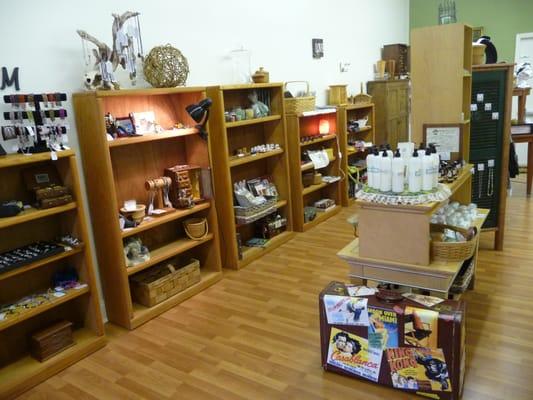 Interior of shop showing some of my many items.