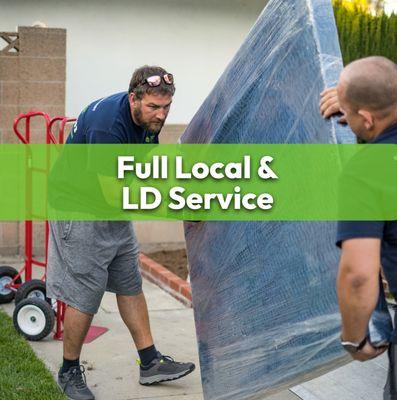 Whatever your moving needs, we customize our services to fit them perfectly.