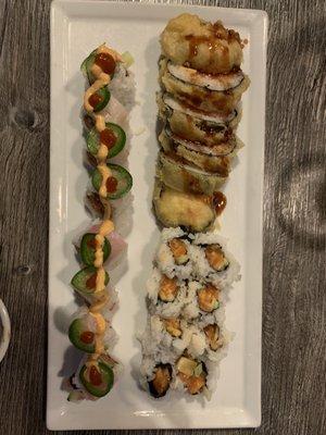 A lot of sushi