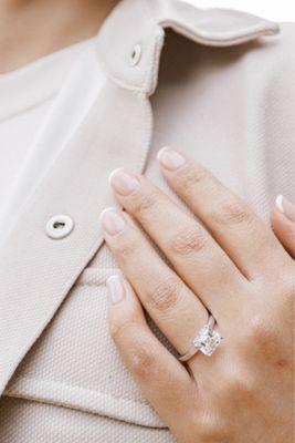 Perfect manicure! Simple, clean, and elegant