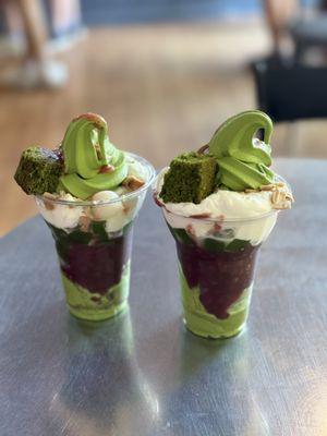 matcha parfait