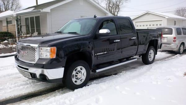 This is my 2008 GMC Sierra SLT 2500HD 4X4, that I purchased from Columbus Auto Resale. I had a great buying experience. Thanks!