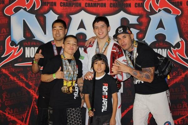 naga jits tourny with a few of our winners