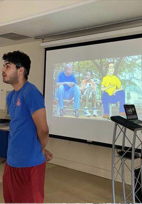 Our Unbeatables characters teaching kids about friendship and how to listen.