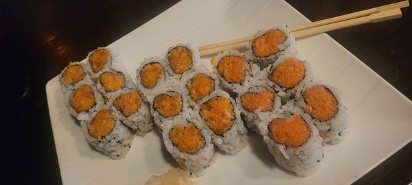 Spicy Maki Combo, not very spicy at all.