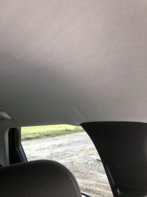 The indented headliner