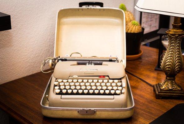 Pablo's typewriter will tell a story