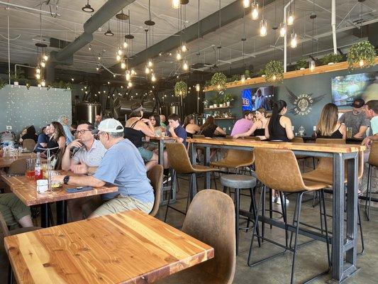 Bar seating area.  Very cool.