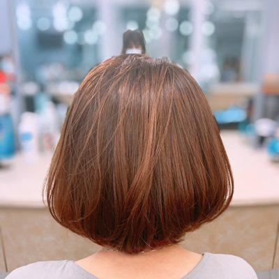 Bob cut and Light Brown Color