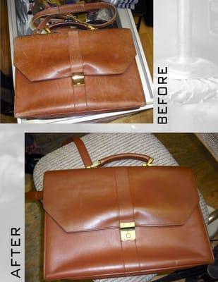 Briefcase color retouch