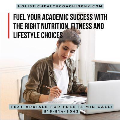 Fuel your academic success with the right nutrition, fitness and lifestyle choices