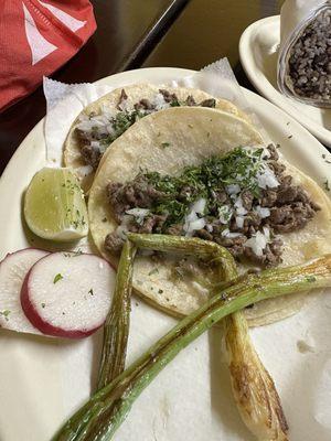 Bistec tacos