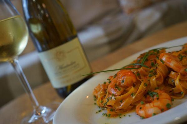 Shrimps Fettuccine