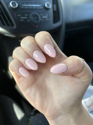 almond acrylics new set