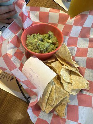 Chips and guacamole