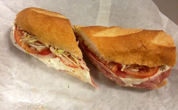 Ham, Salami, Fresh Mozzarella & Roasted Red Peppers