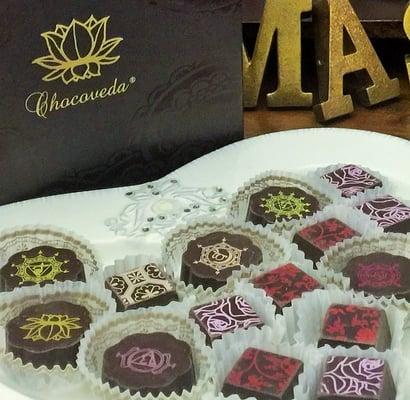 Organic and Dairy Free Chakra and Goddess Chocolates made by Chocveda - Sold exclusively at Anjali