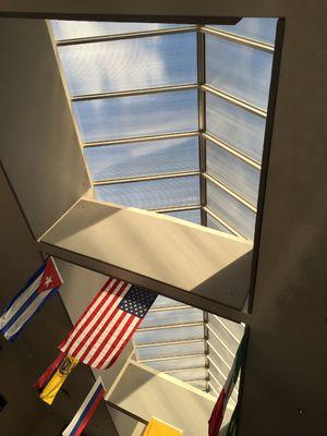 Skylight View from inside building.