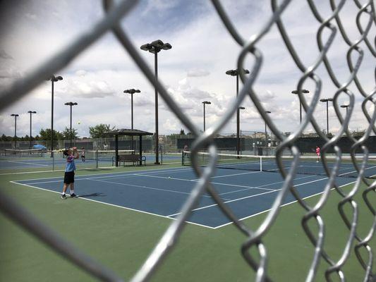 Excellent tennis courts!