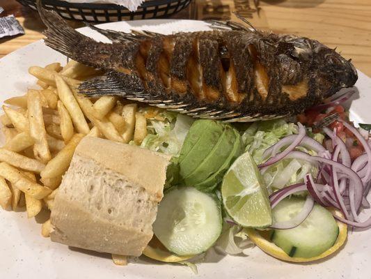 This is one of my favorites - deep fried red Tilapia! Crunchy like I wanted it to be! Good ambience plus Staff is friendly!