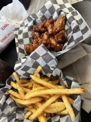 Wings and French Fries