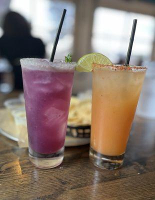 Lavender skies and cowboy margarita.