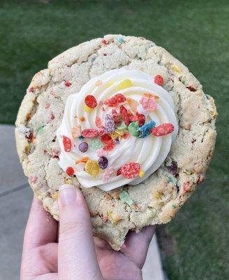 Fruity Pebbles Cookie. Pretty good, but not great like their cupcakes!