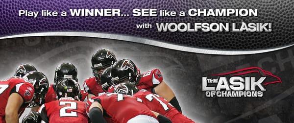 Official LASIK Provider of the Atlanta Falcons