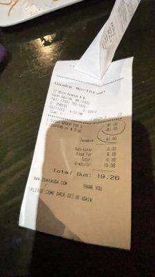 how 2 get fkk'ed..  the tip is calculated Wif TAX? and that meal doesn't cost that much.