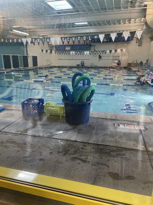 Indoor 7 lane pool