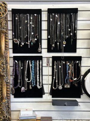 Vintage clothing and jewelry