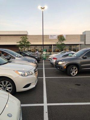 Charging stations at Whole Foods