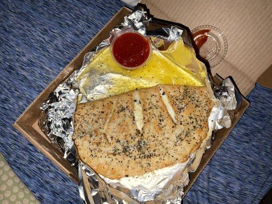 Cheese calzone