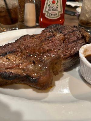 Prime rib season and grilled to finish