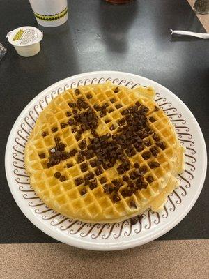 Chocolate chip waffles