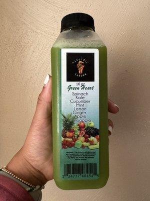 Green heart juice