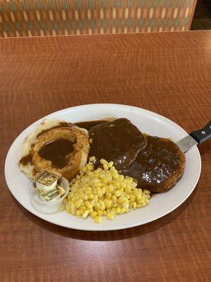 Fantastic veal cutlet dinner!