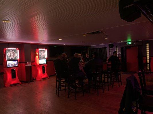 Main bar and dartboards