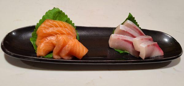 Salmon and Hamachi Sashimi