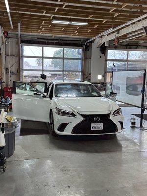 New Lexus ES 350 F-Sport getting the ceramic works...sunroof too!