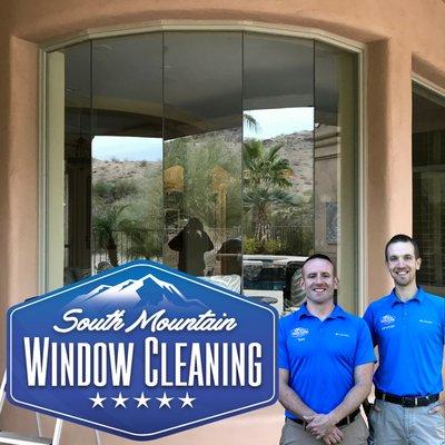 Owners Thomas and Jeremiah of South Mountain Window Cleaning in Phoenix, Arizona.