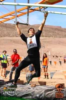 FS2 Obstacle Course Race (OCR) athlete, Lou Tapia, in action at the World's Toughest Mudder competition