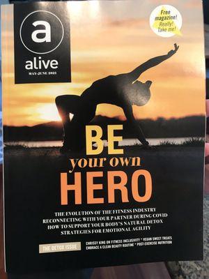 Make sure to grab your FREE copy of Alive magazine. Tons of good reading inside.