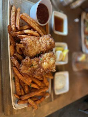 Fish and Chips swapped out chips for sweet potato fries