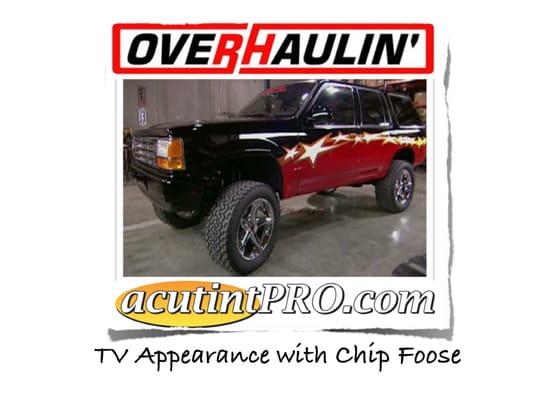 OVERHAULIN' TV  Show Appearance. Worked with Chip Foose