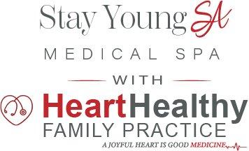 StayYoungSA Med Spa is located inside Heart Healthy Family Practice.