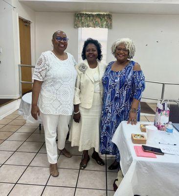 Pastor, Rev. Cheryl Wilcox, Greater Allen AME, Melbourne Ernestine Williams, Mt. Zion member Pastor, Rev. Dr. Charmayne Davis, Mt. Zion