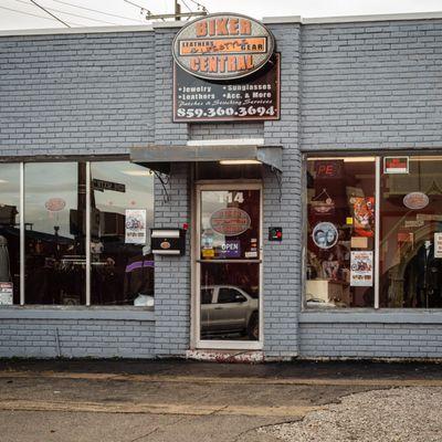 Old school store front for hands on shopping!