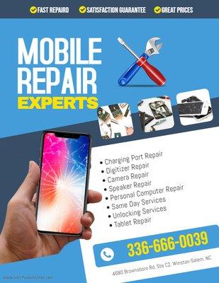 Do you have a broken screen? 88 Repairs specializes in screen repairs! We offer a lifetime warranty with every cell phone repair.