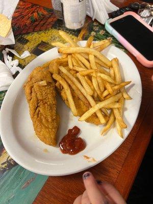 Kids chicken tenders